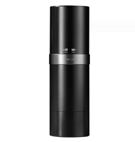 Portable coffee bean grinder texture Classic car wireless grinding 25 cup bean bin capacity 25g 5600mAh Mini charging automatic grinding cone kni (PSNKM10Gray: PSNKM10Black)